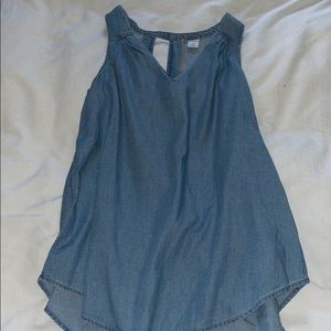 Old navy denim tank